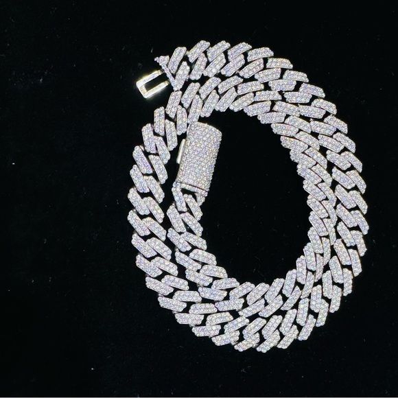 Diamond Necklace 5 ct  22" And 20”Buy Now Discounts Available - Picture 2 of 6